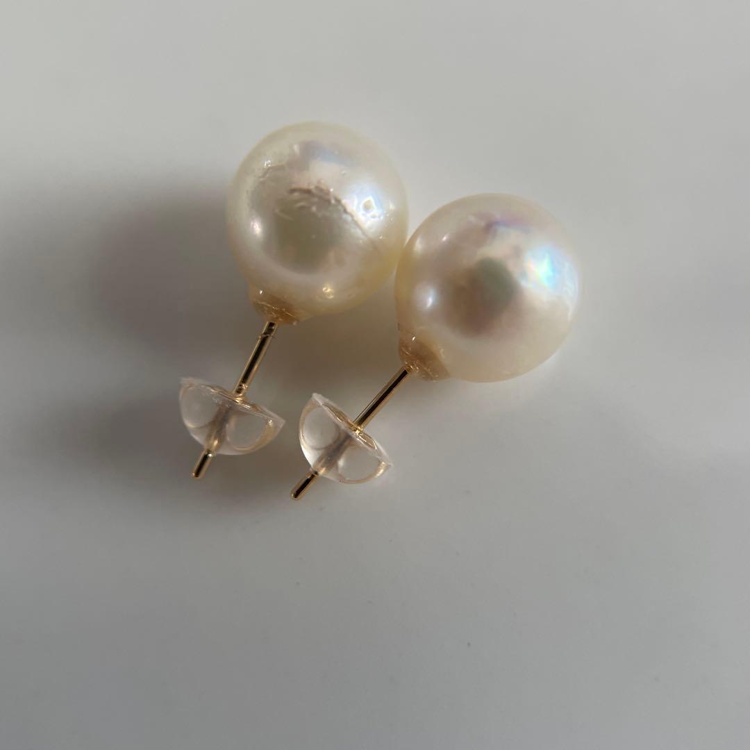 宇和島産 あこや本真珠 パール ピアス K18製（真珠 ピアス）