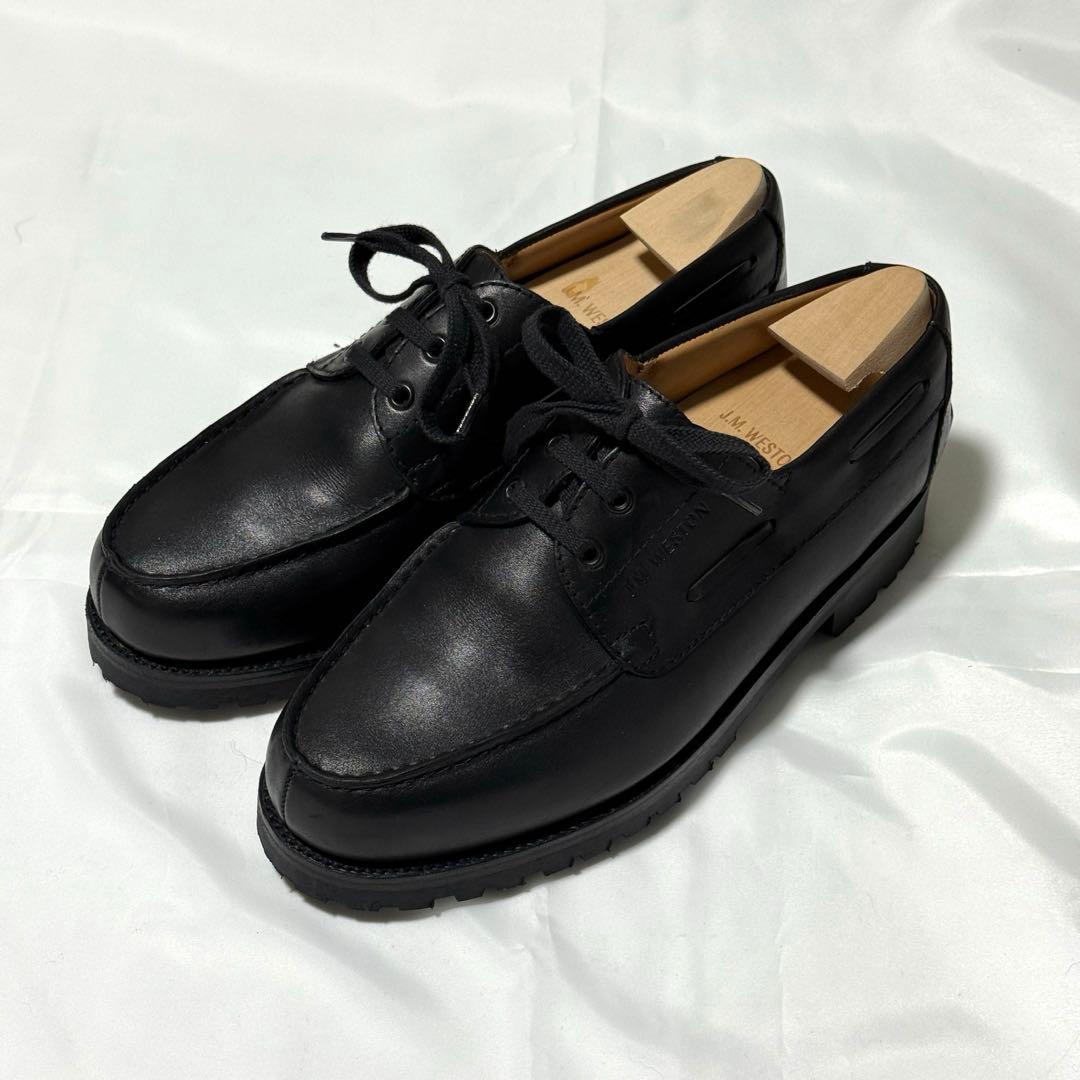 J.M.WESTON yacht Derby #690 ヨット ブラック 5/D