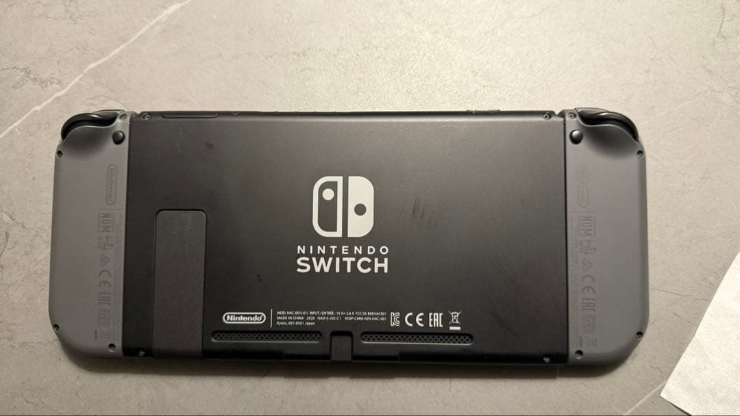 完品　Nintendoswitch バッテリー強化版　グレー　動作確認済み