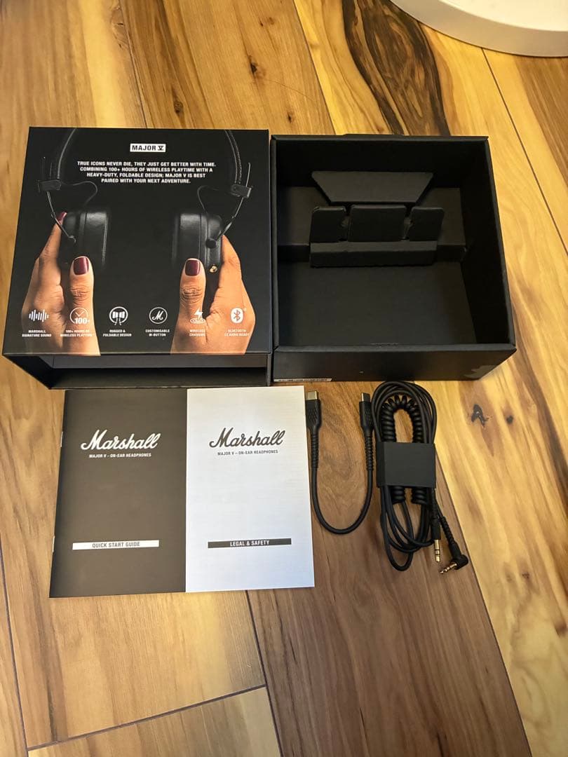 Marshall Major V ブラック　ワイヤレスヘッドホン