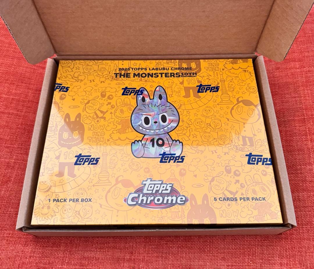 Topps Chrome 10周年記念ボックス ラブブ 5BOX 未開封