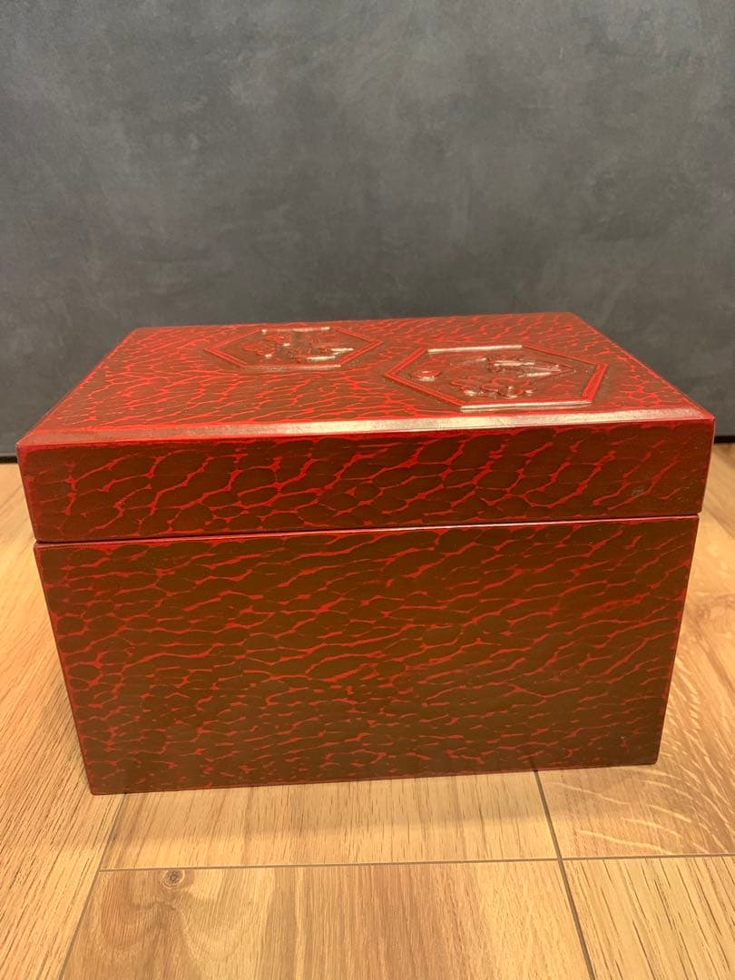 未使用品　茶道具セット　鎌倉彫　利休茶箱　京焼　茶碗　棗など