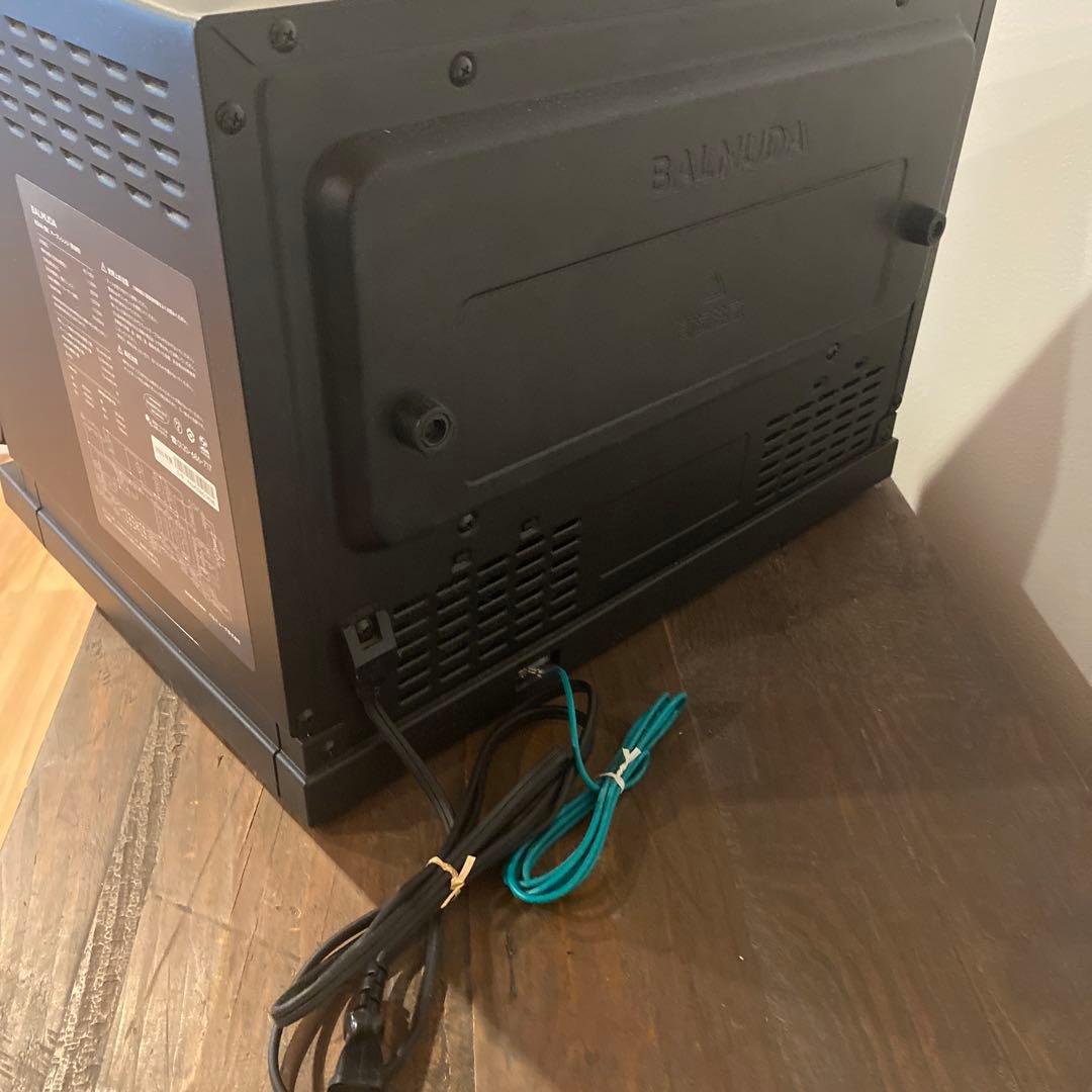 【ジャンク】BALMUDA ブラック オーブン 本体