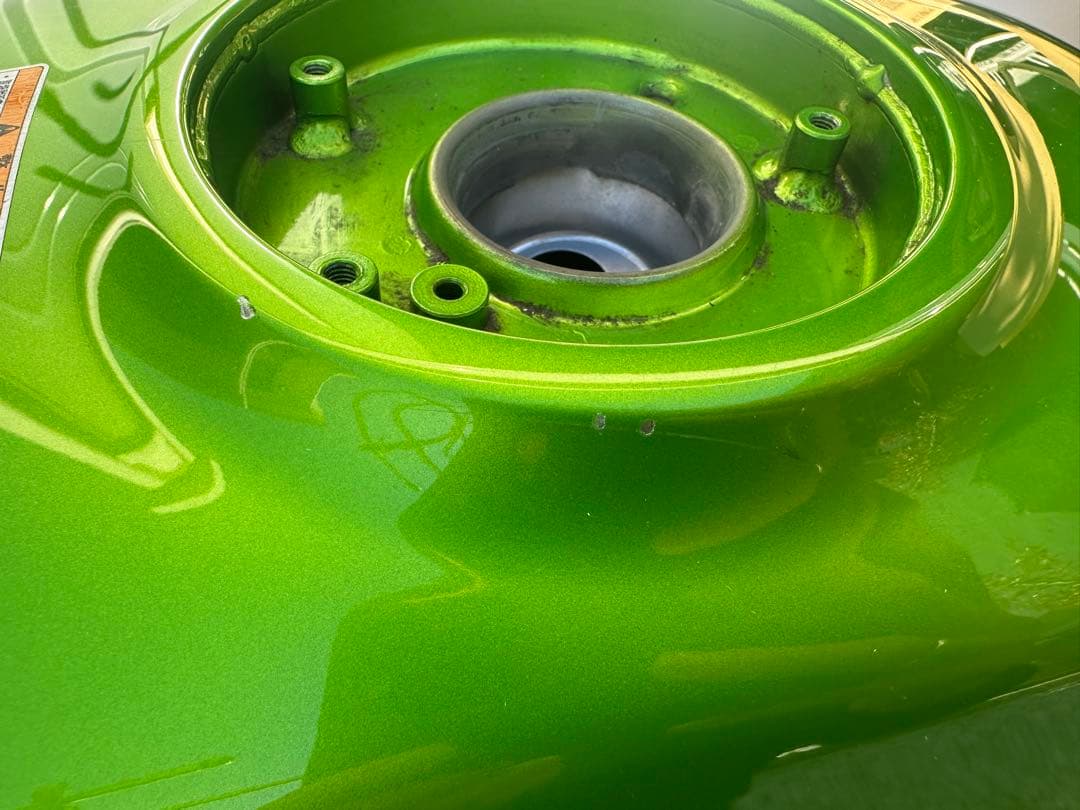 Kawasaki バイクタンク グリーン