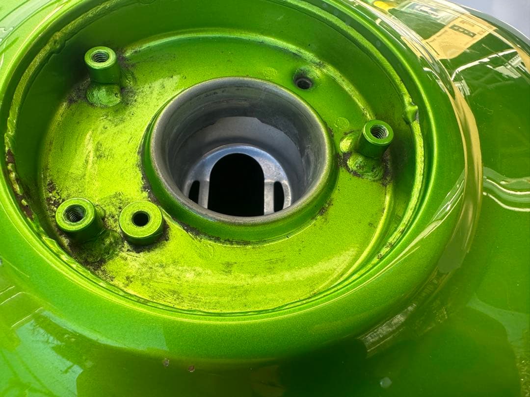 Kawasaki バイクタンク グリーン