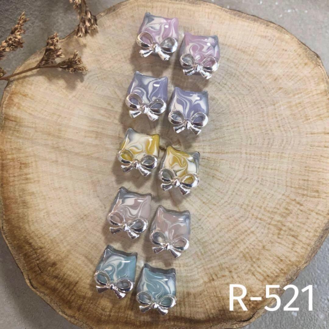 R-519 ✴︎レジンカボション6カラーஐ.*