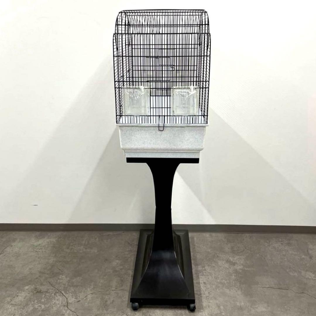 ferplast birds ファープラスト鳥籠 台付 鳥かご ペット用品 黒