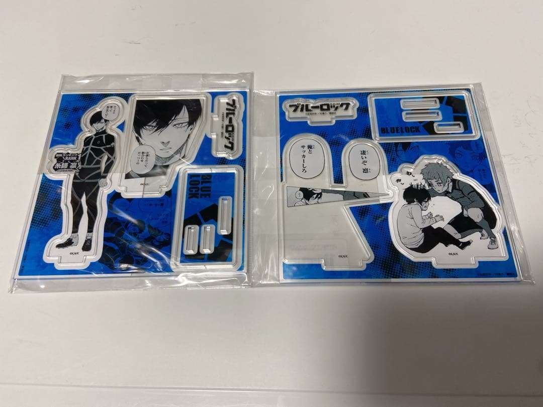 ブルーロック　TSUTAYA 有償特典　アクリルフィギュアプレート　糸師　凛　冴