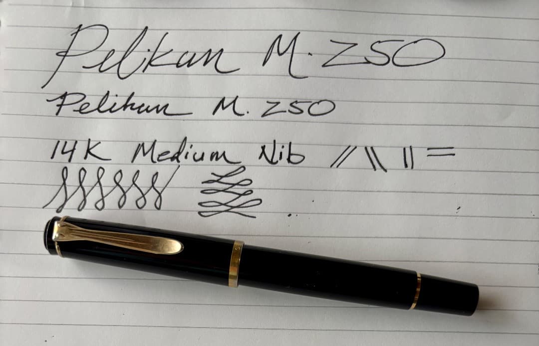 ペリカン Pelikan M250 万年筆 ブラック 14K中字