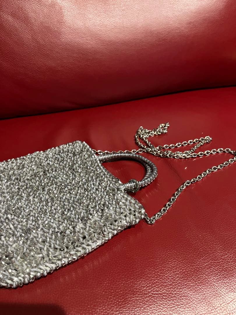 ANTEPRIMA シルバー パーティーバッグ