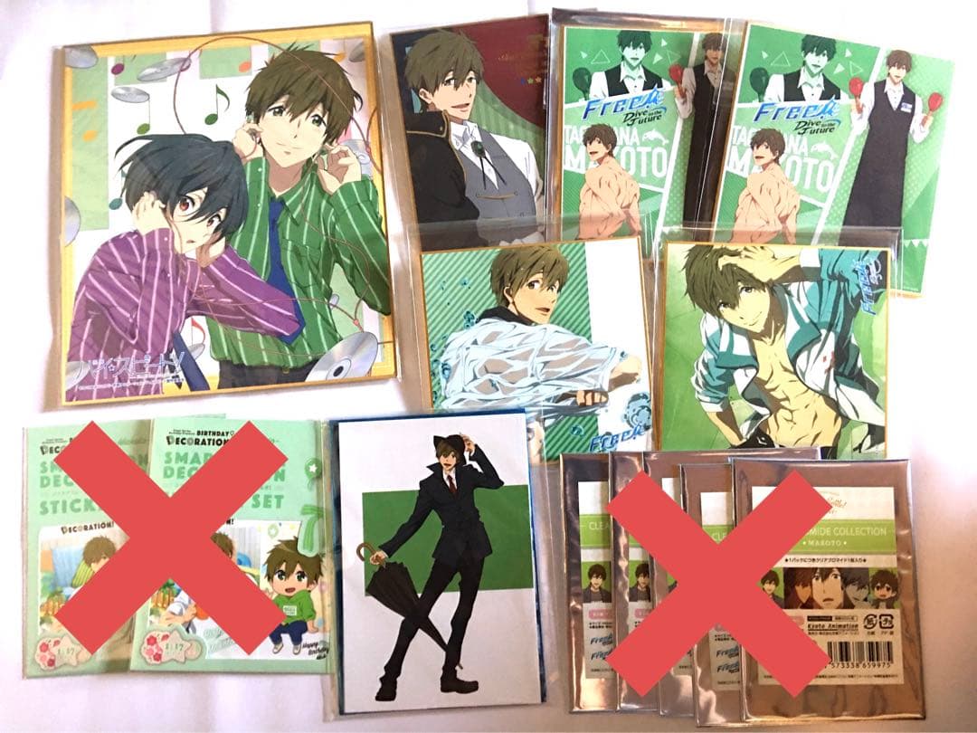 Free! 橘真琴　グッズまとめ売り　缶バッジ　アクスタ等　未開封有