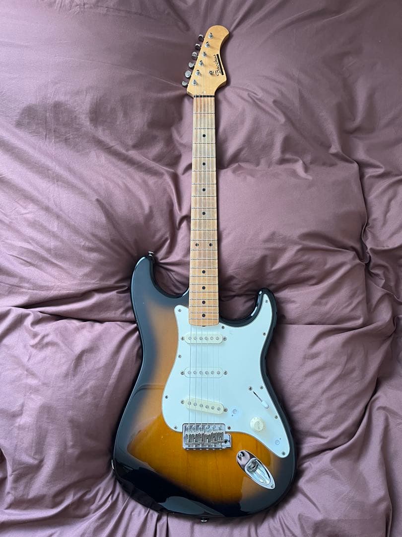 【調整済】バッカス　ストラト　Bacchus エレキギター　エリクサー　新品弦