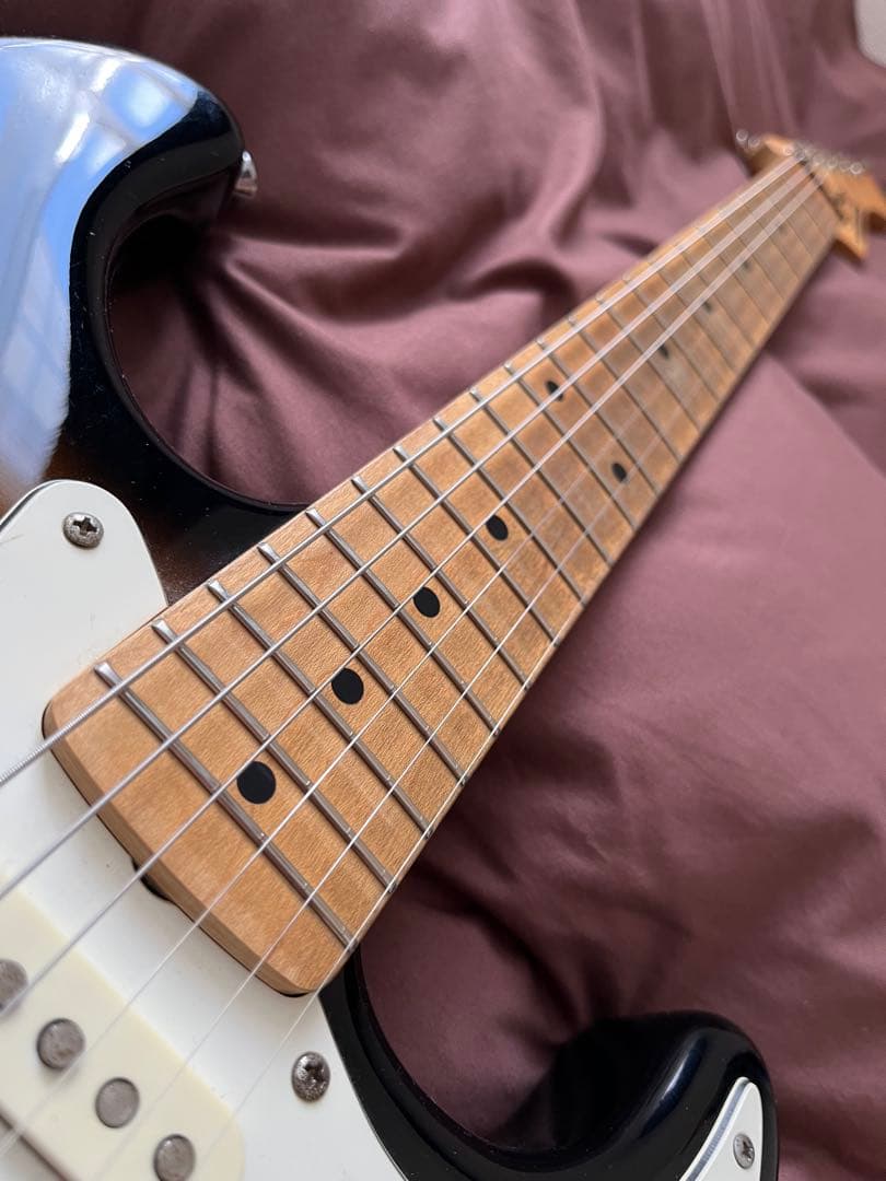 【調整済】バッカス　ストラト　Bacchus エレキギター　エリクサー　新品弦