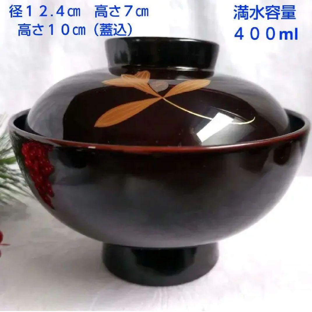 ayusan様リクエスト３点まとめ商品／越前塗蓋付汁椀漆塗　木製吹上膳　深山片口