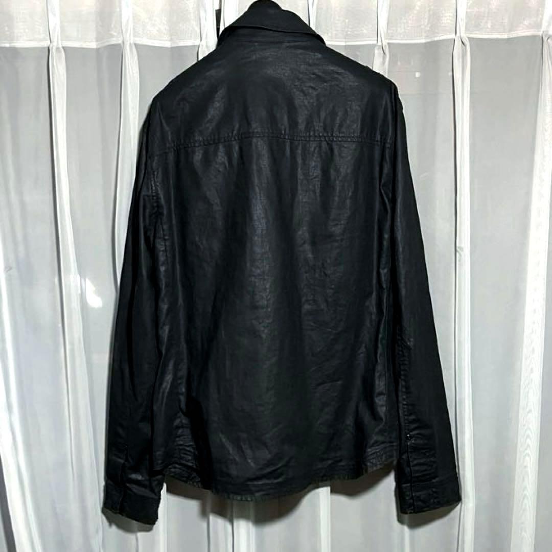 e*t様 ARMANI archive コーティングジャケット　ダブルジップsu