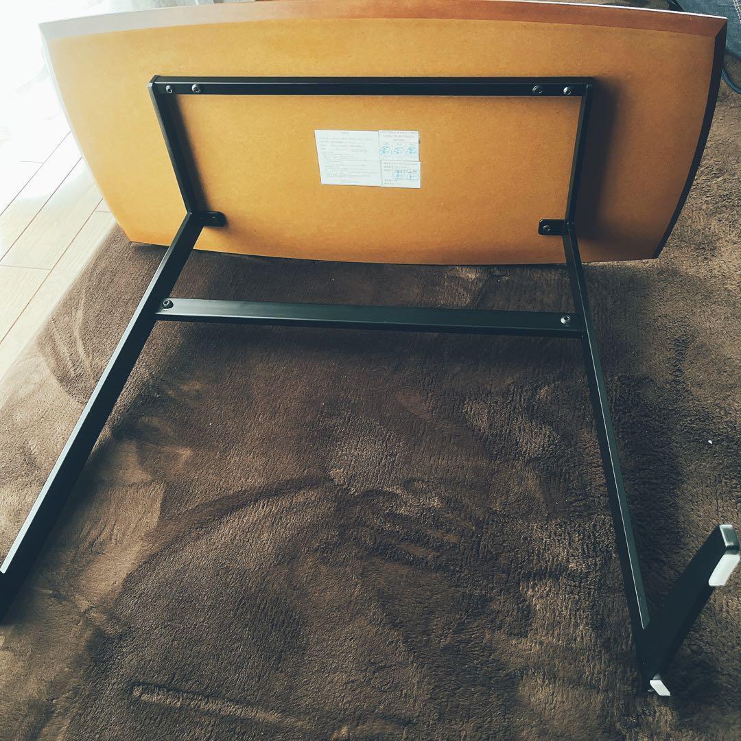 超美品】ニトリ サイドテーブル Nファルコ コーヒーテーブル MBR