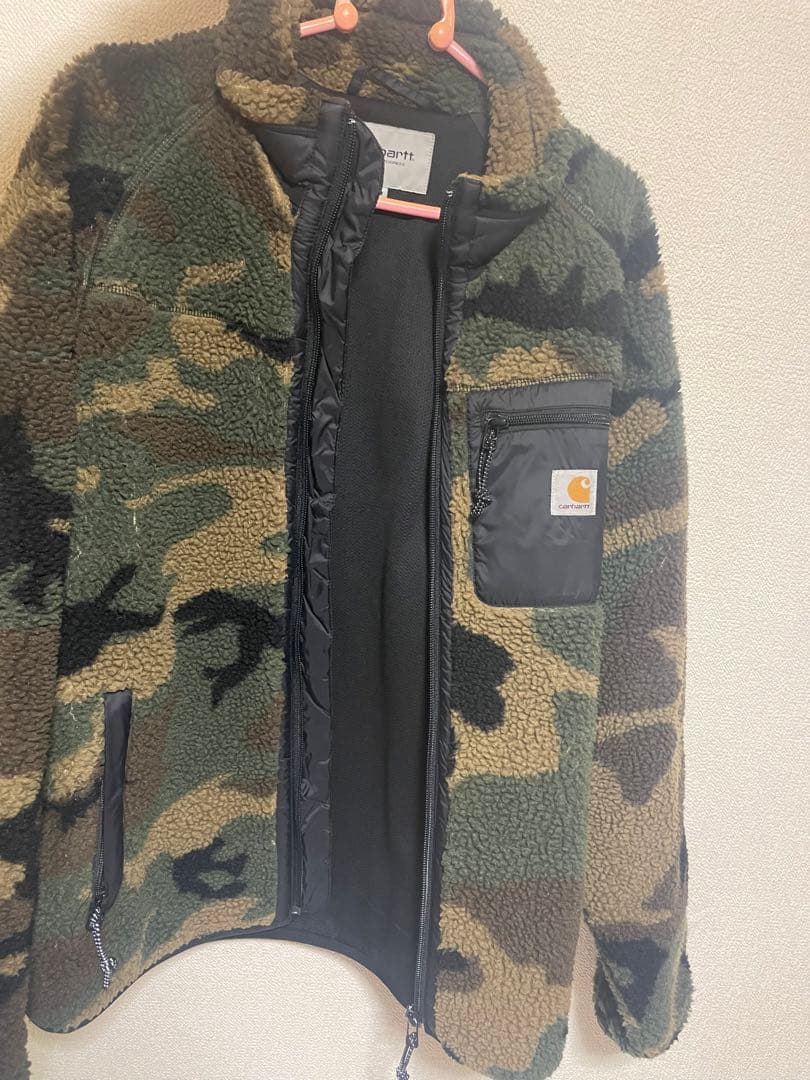 carhartt 迷彩フリース