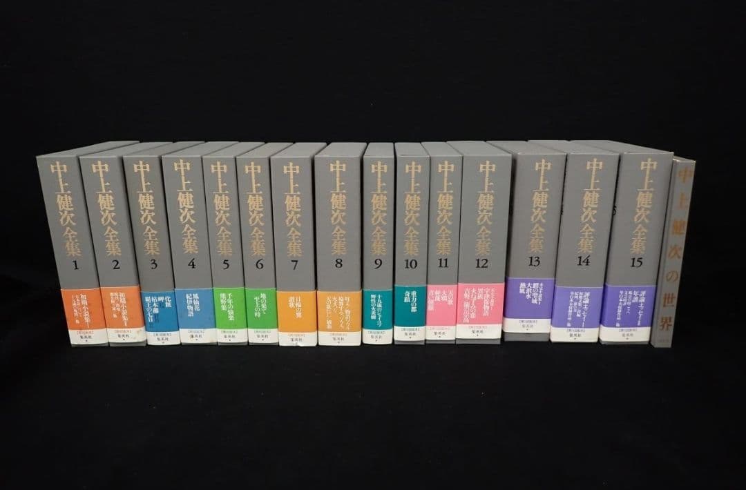新品未使用品　中上健次全集 全15巻揃＋別冊『中上健次の世界』16冊セット