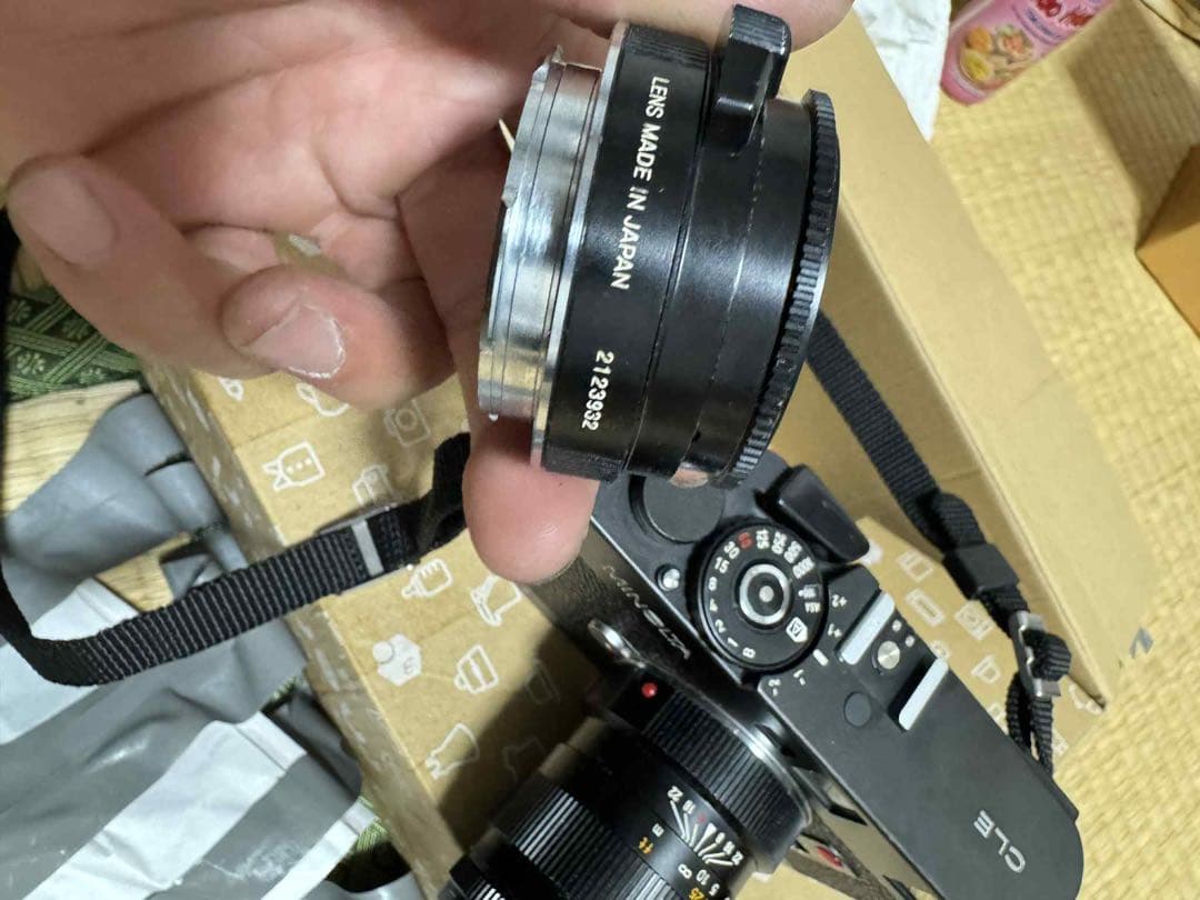 MINOLTA CLE フィルムカメラ M-ROKKOR 40f2 + 90f4