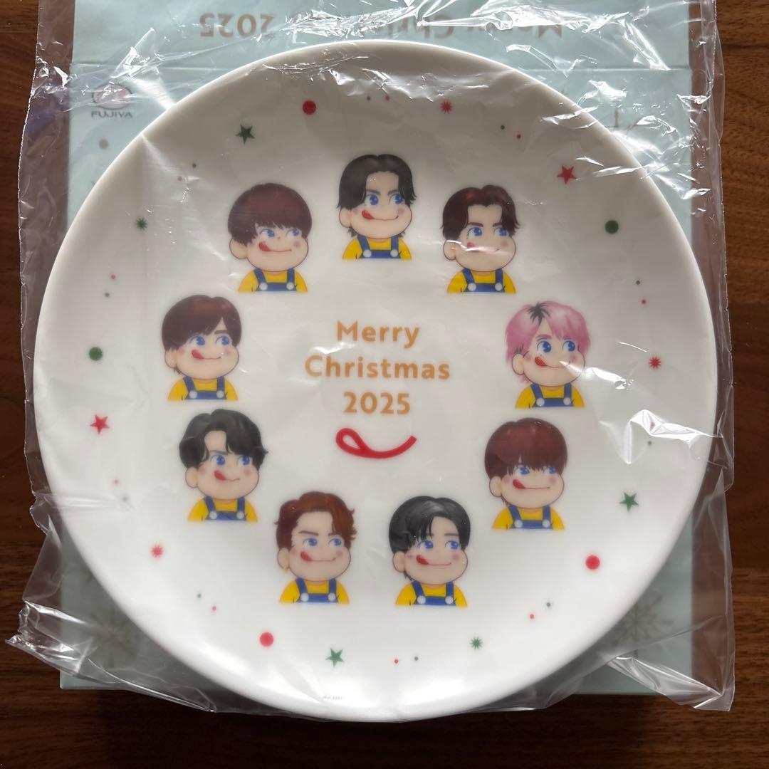 不二家 x  Man クリスマスプレート 2025