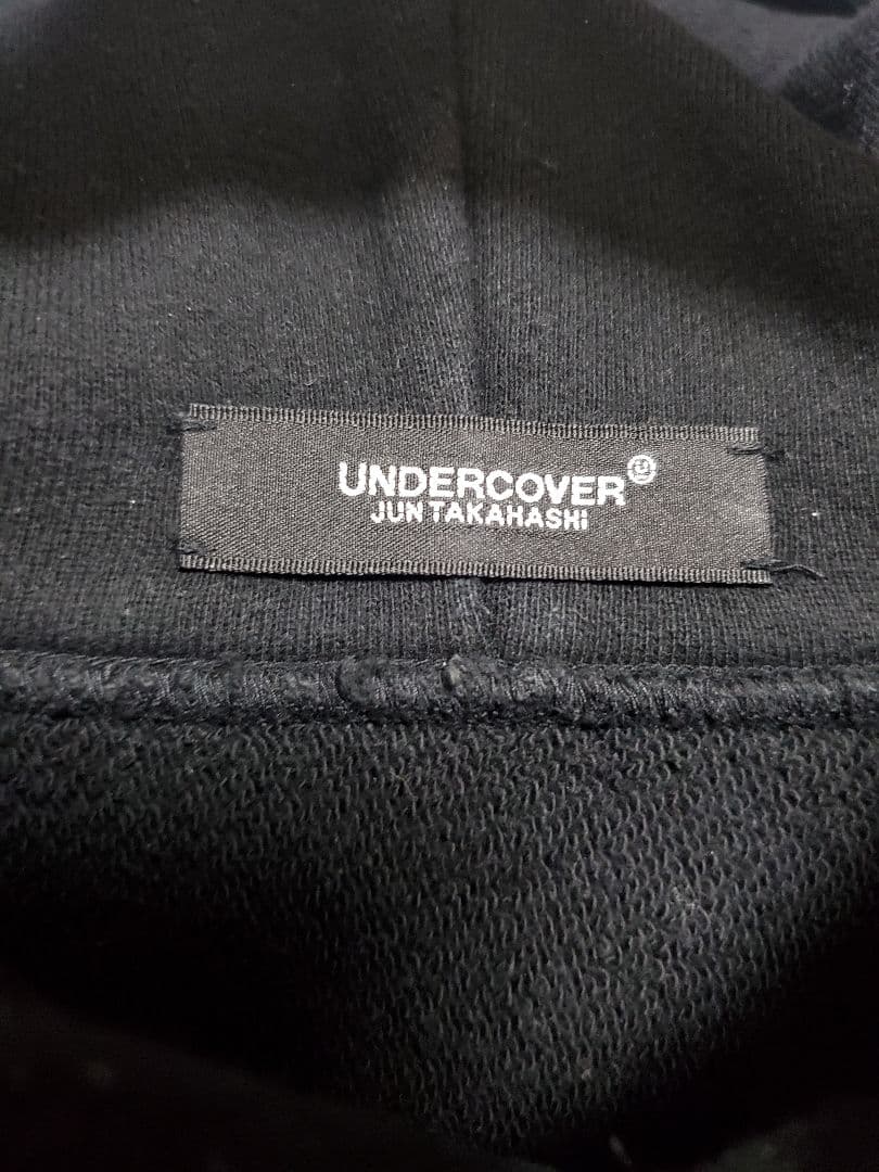 UNDERCOVER 脇フライスHOODIE PSYCHOJQパッチパーカー