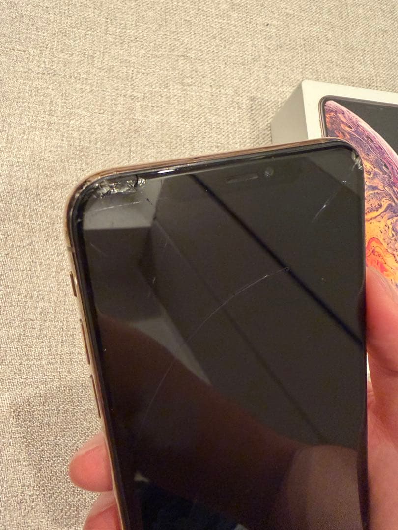 Apple iPhone XS Max 256GBゴールド ジャンク品