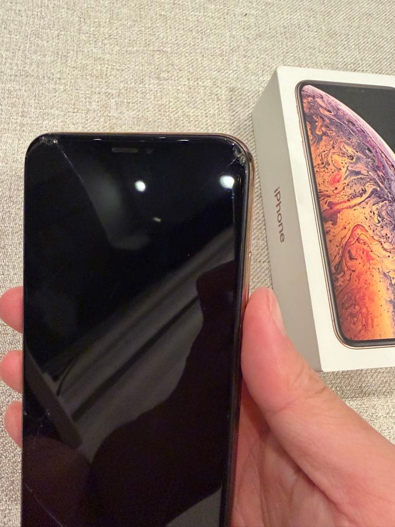 Apple iPhone XS Max 256GBゴールド ジャンク品