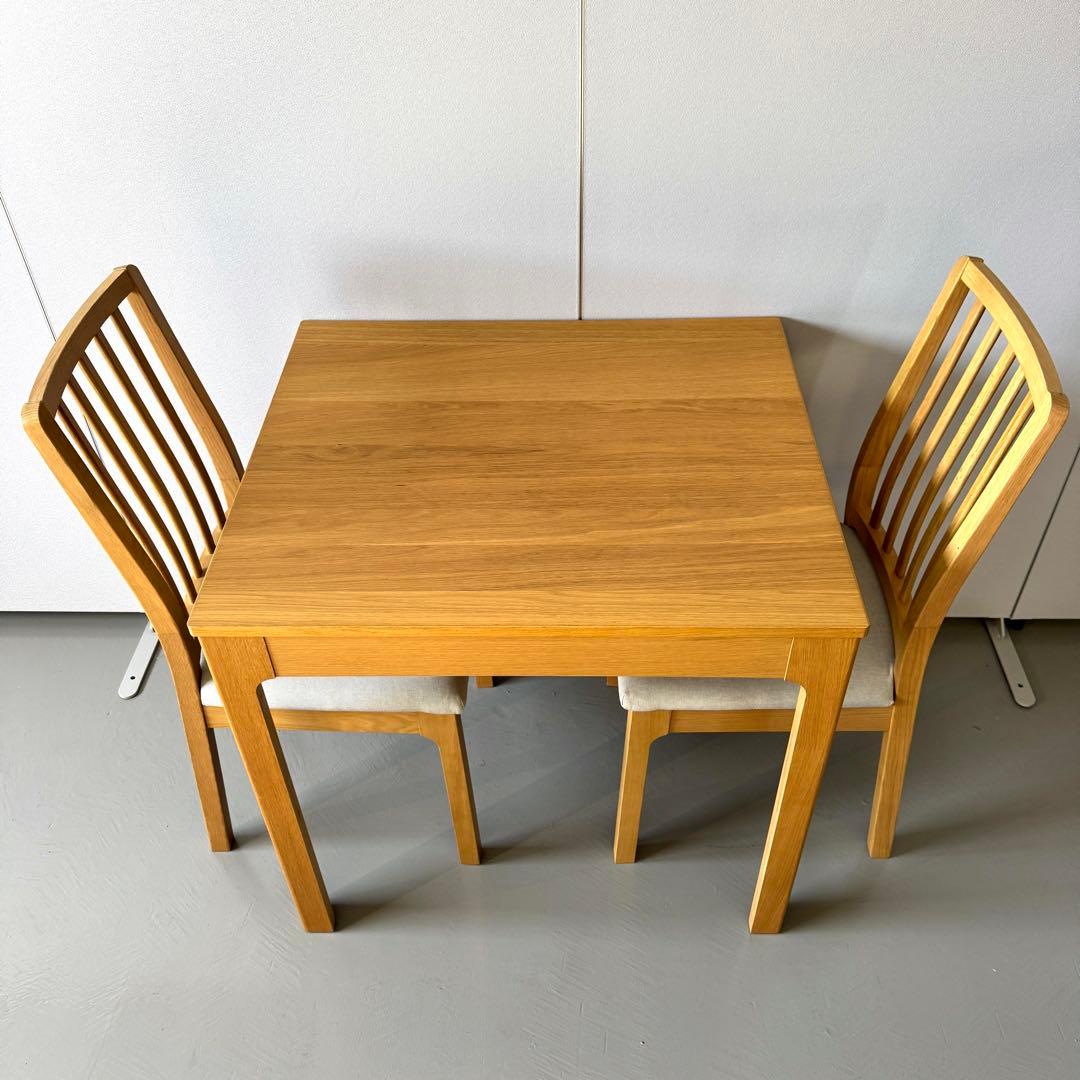 【美品/セット割有り】IKEA 伸長式テーブル EKEDALEN オーク調
