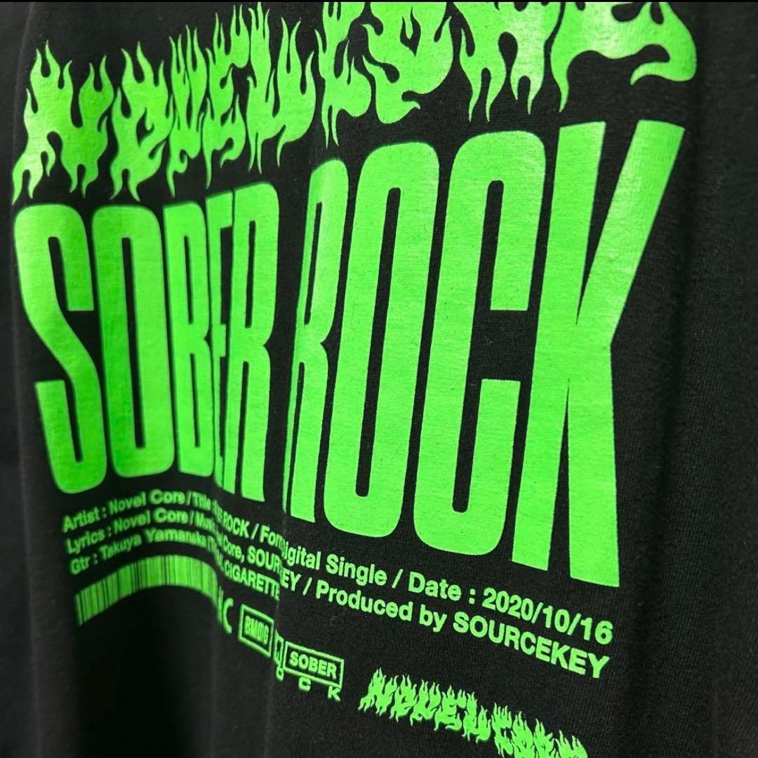 Novel Core ノベルコア　Tシャツ　黒　SOBER ROCK