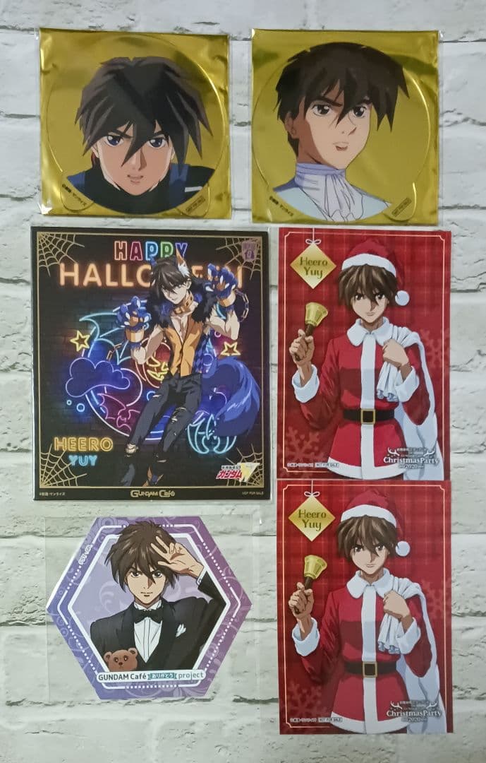 ヒイロ・ユイ　ガンダムカフェ　６点セット