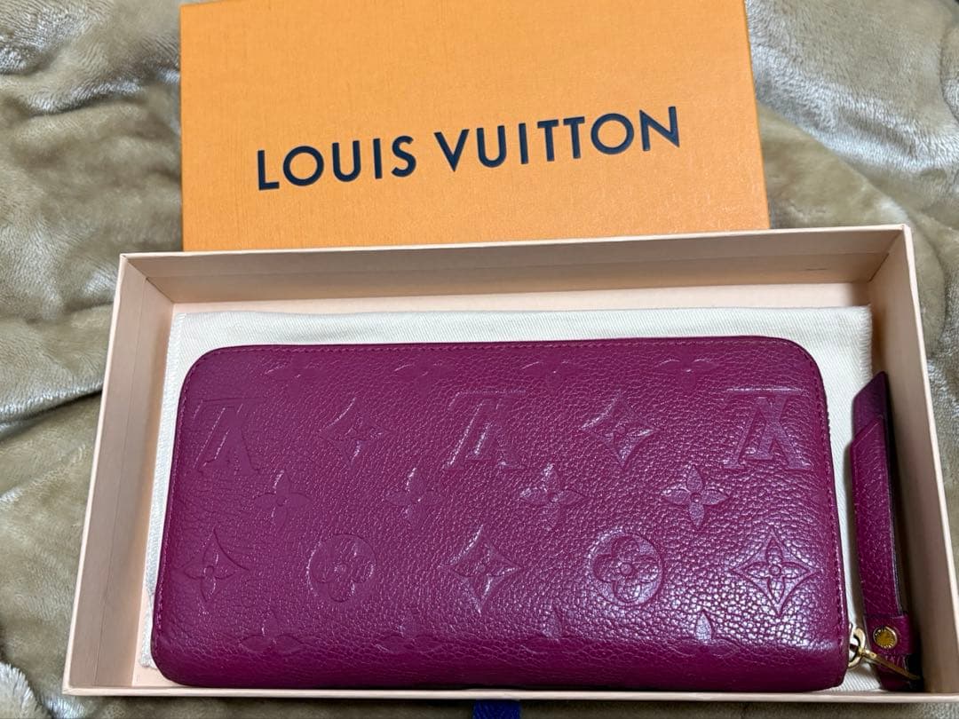 ルイヴィトン ジッピーウォレット アンプラント