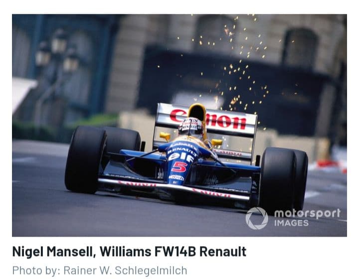 カルツォ 1/18 F1 ウィリアムズ FW14B N.マンセル