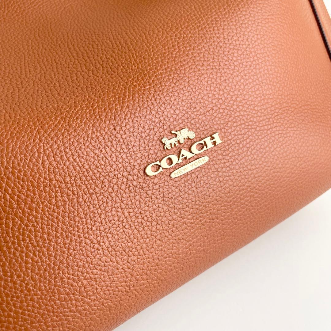 コーチ COACH ハンドバッグ ハドリー ホーボー レザー ほぼ新品