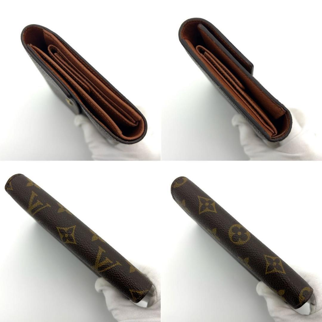 ルイヴィトン ポルトトレゾール エテュイパピエ モノグラム 三つ折り財布