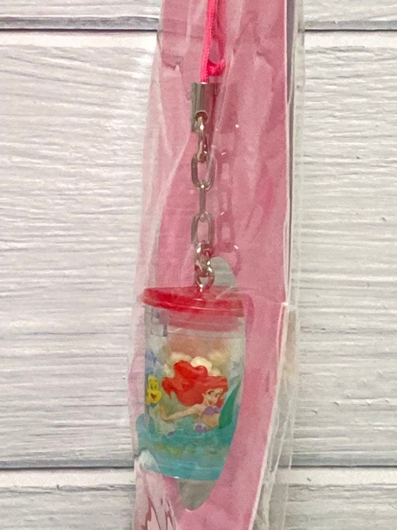 リトルマーメイド　アリエル　ストラップ　ディズニー　めじるしアクセサリー