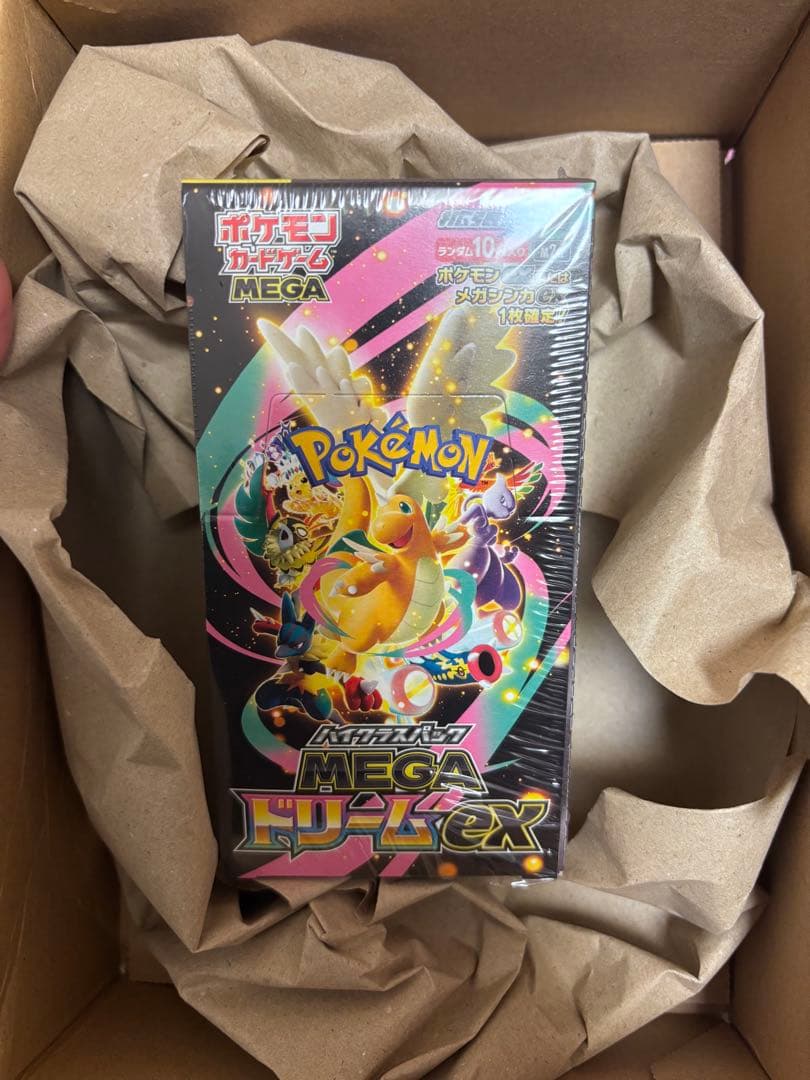 ポケモンカードMEGA ハイクラスパック ドリームex 1BOX　シュリンク付き