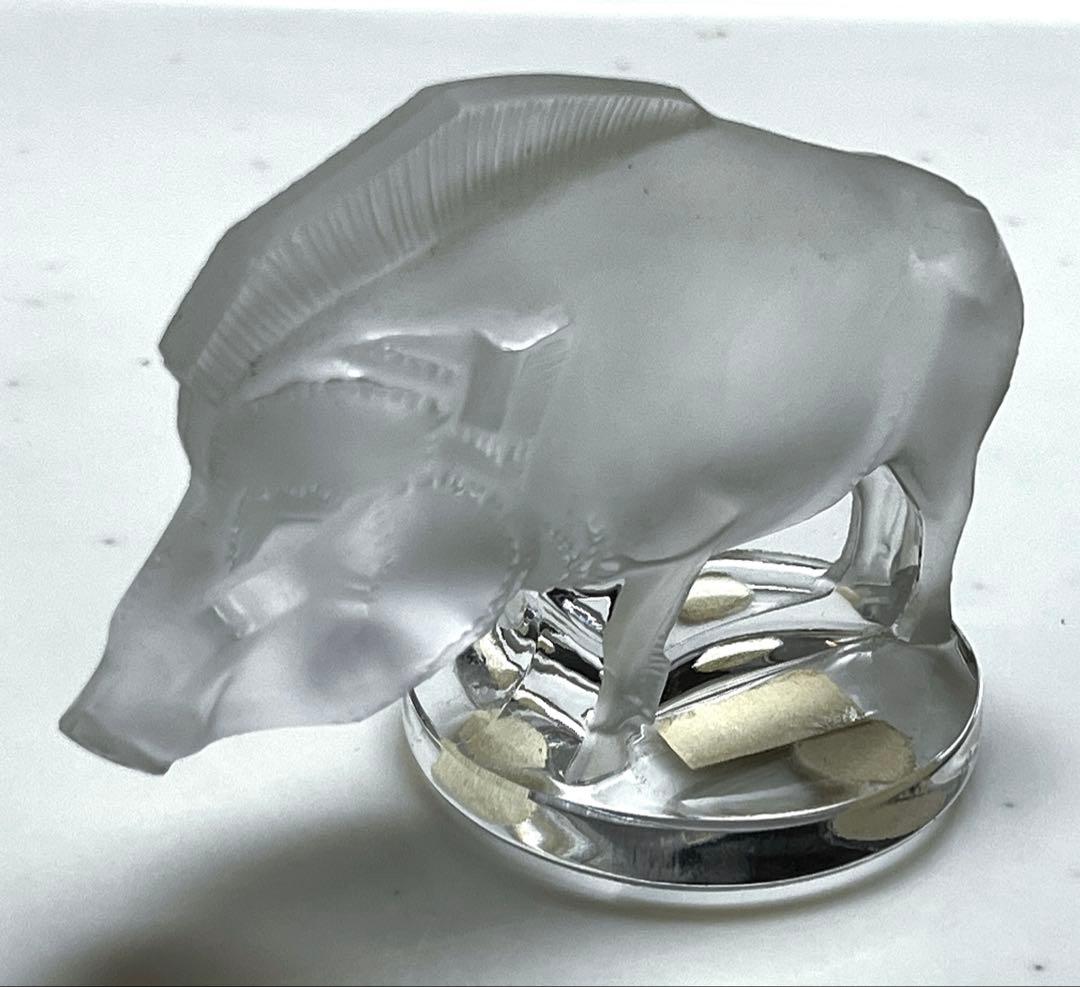 時代 ラリック 猪 干支 ペーパーウェイト 特価