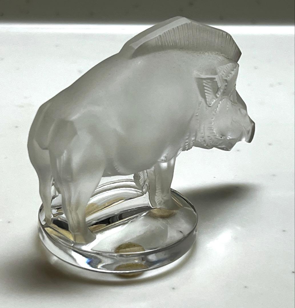 時代 ラリック 猪 干支 ペーパーウェイト 特価