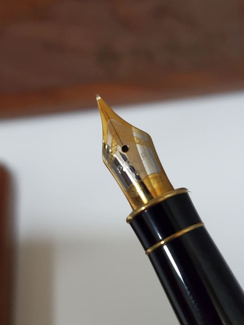 未使用　PARKER パーカー ソネット ビゾンフォンセ　真正漆 万年筆　18k