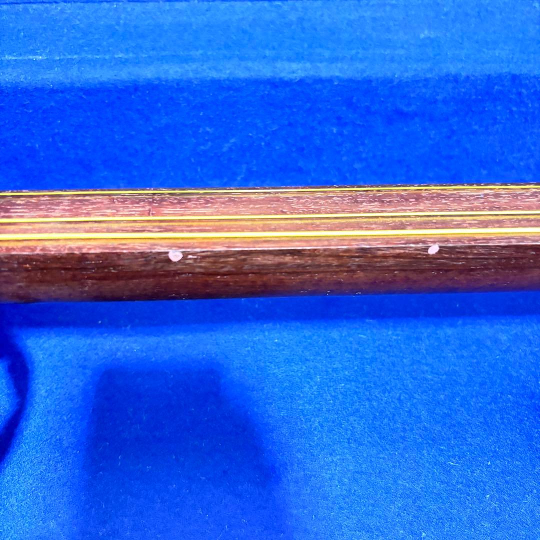 ■ 津軽三味線 子持 綾杉彫 紅木 二枚溝