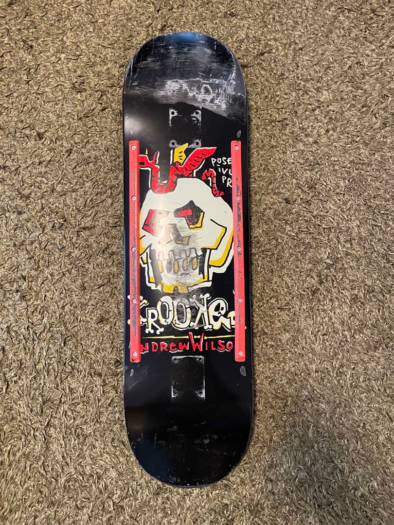 [pipiman893]スケートボードデッキ3枚(レールバー付き)セット