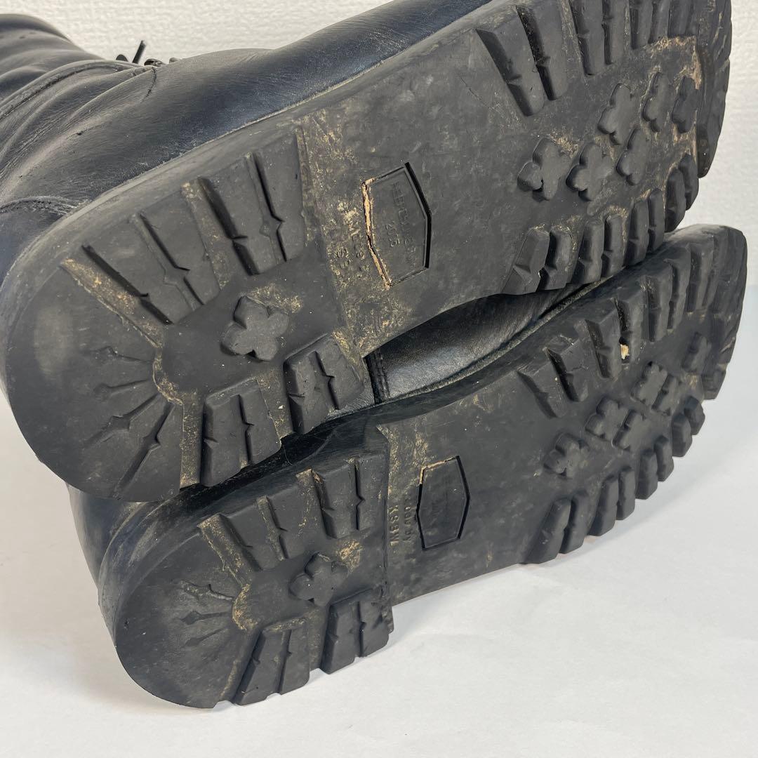 レア00's オーストリア軍 オールレザー コンバットブーツ ビンテージ