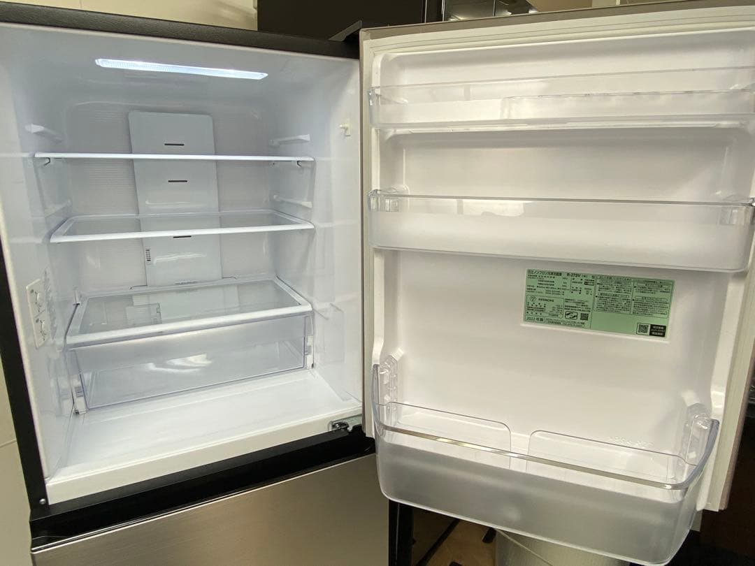HITACHI 日立 ノンフロン冷凍冷蔵庫 265L R-27SV 2022年製