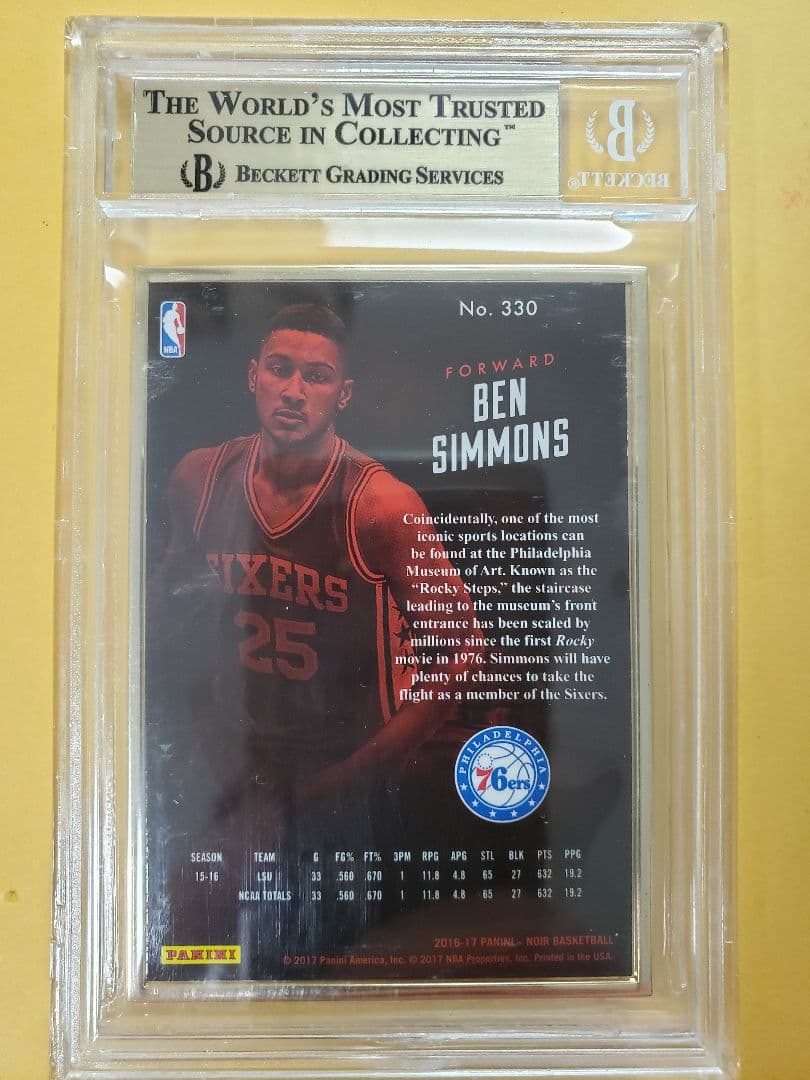 25枚限定BGS9.5×4 2016ノワールメタル ベンシモンズ ルーキーカード