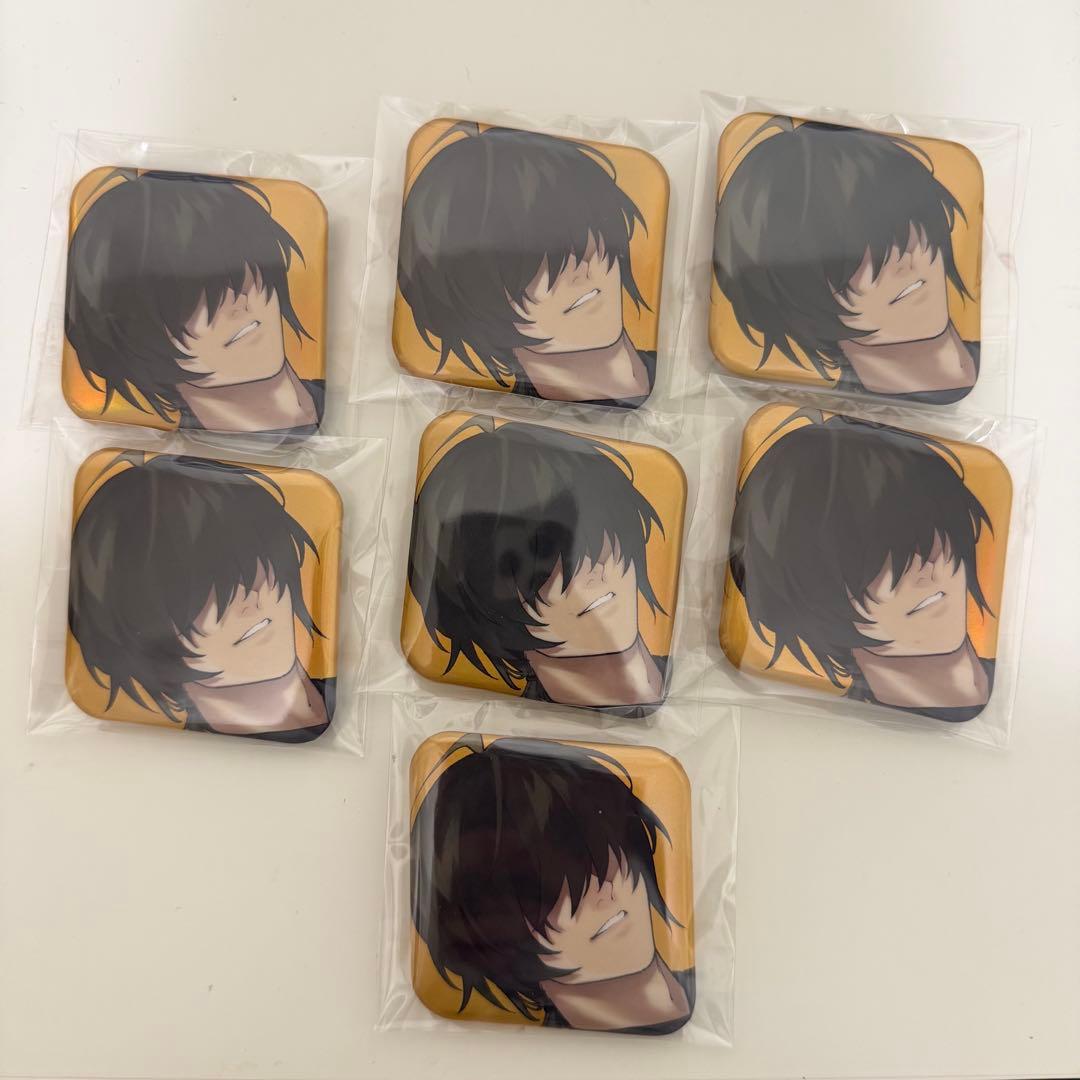 刀剣乱舞　桑名江　スクエア缶バッジ