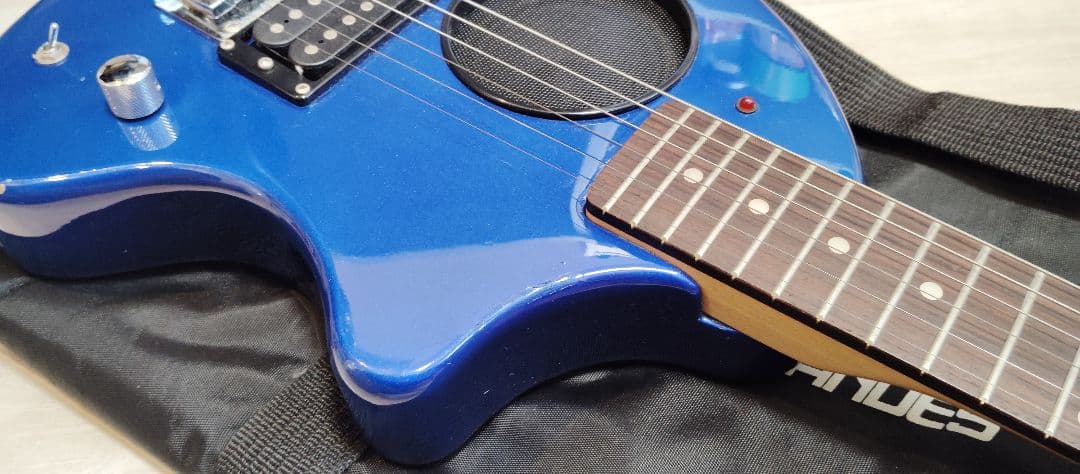 FERNANDES エレキギター ZO-3 青 ソフトケース付き