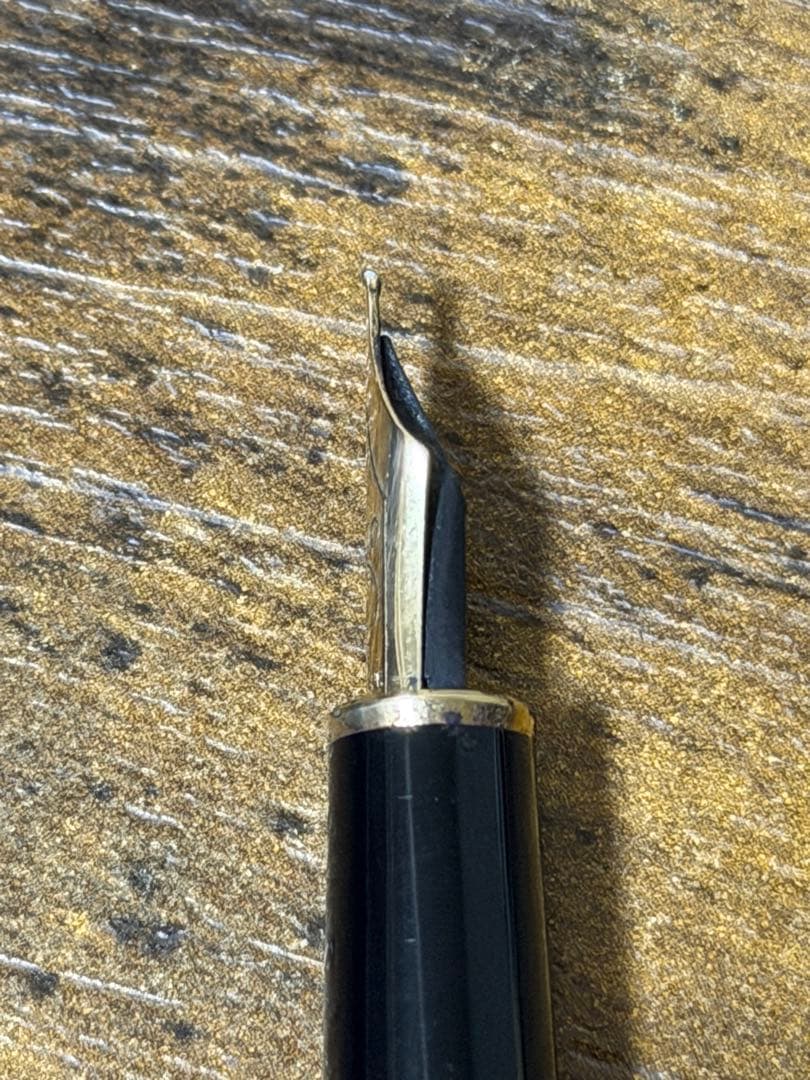 筆記確認&洗浄済　西ドイツ製　モンブラン　14k 万年筆　中細字