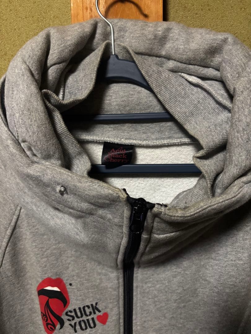 Acid Black Cherry ボリュームネックパーカー グレー yasu