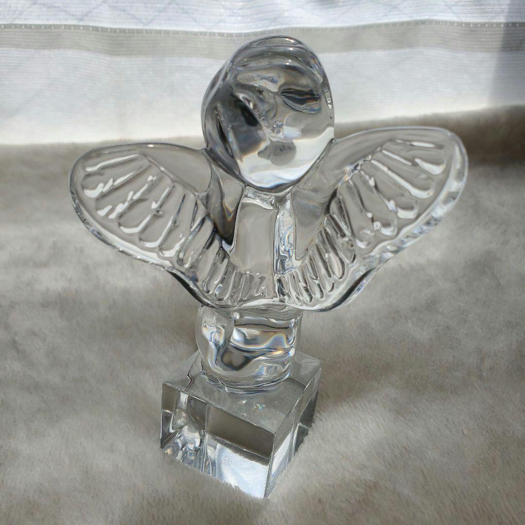 Baccarat バカラ　エンジェル ハート　天使　クリスタル　置物 インテリア