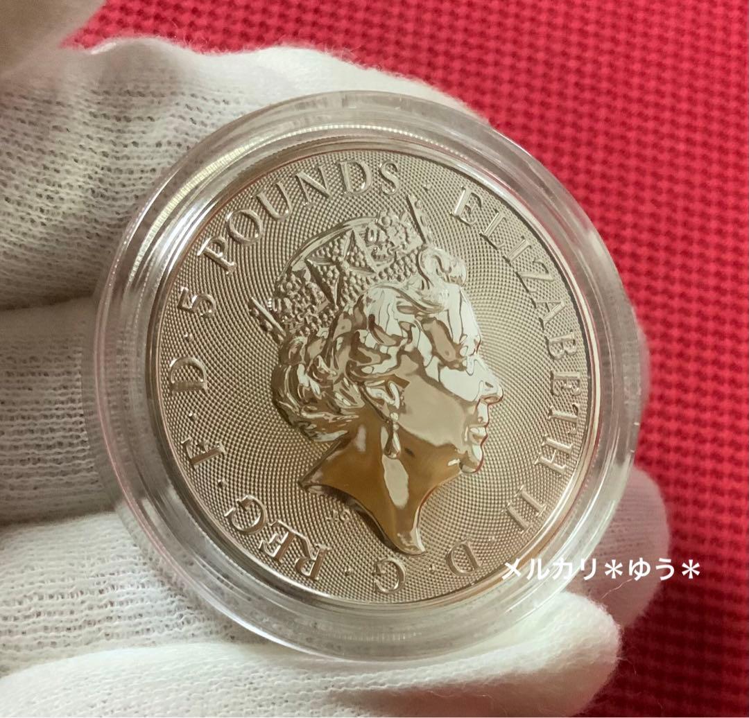 【限定100枚】2021年　クイーンズビースト　コンプリーター　純銀　2オンス